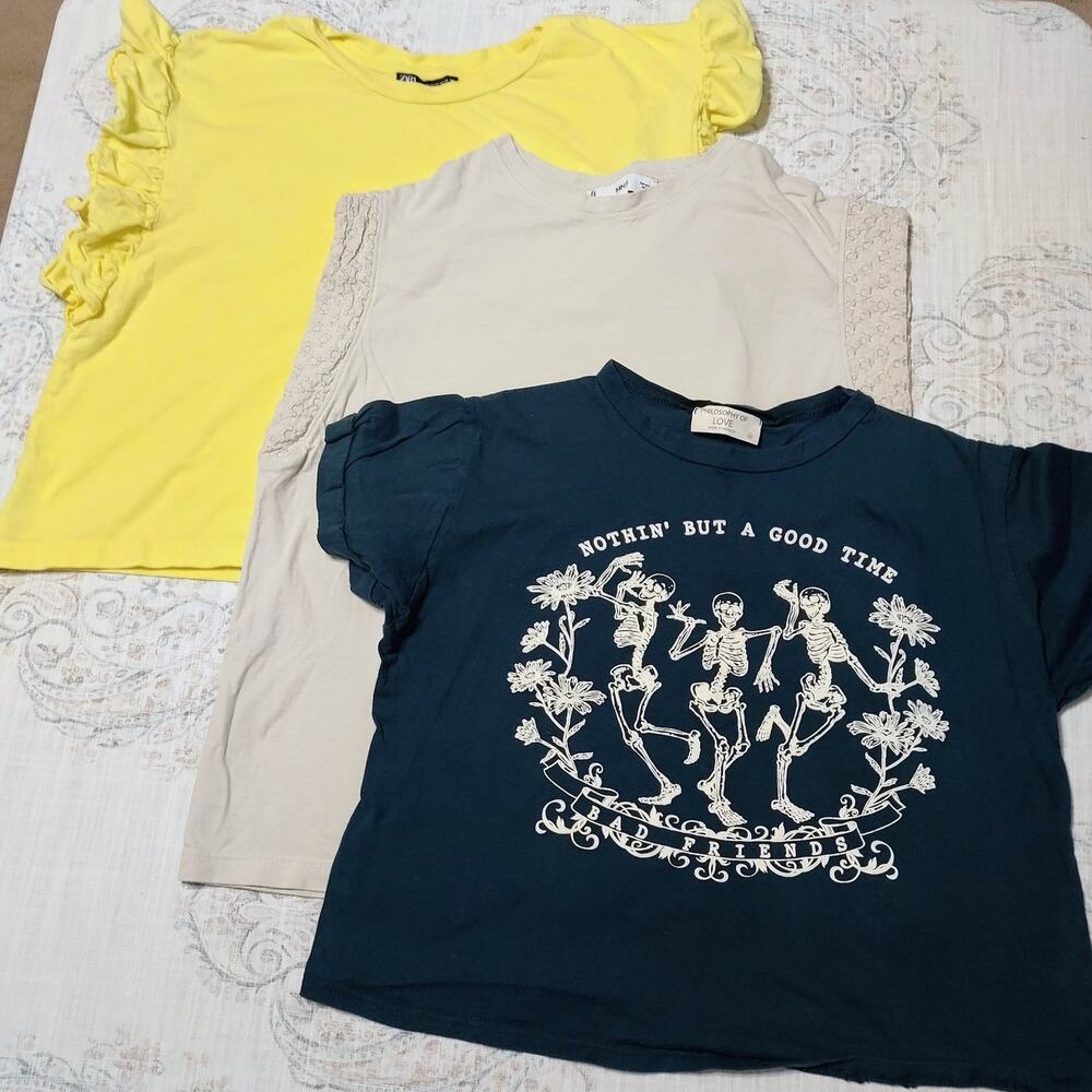 Crop top lot of 3 size medium. Casual party festival wear summer spring
